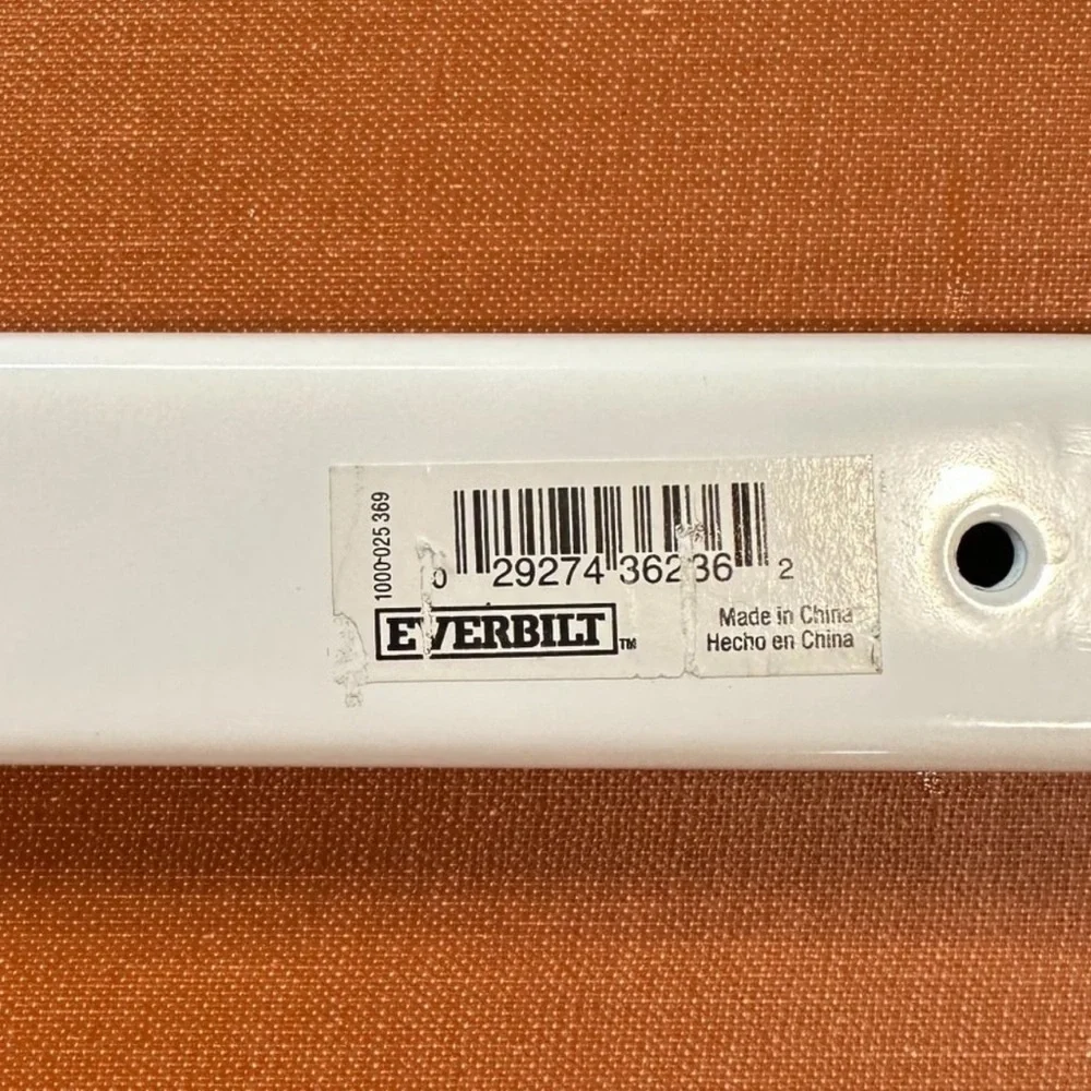 2ct White Designer Steel Shelf Brackets